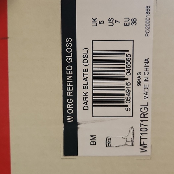 Hunter Women's dark slate gloss tall original Rain Boots. VGUC. - Picture 6 of 6